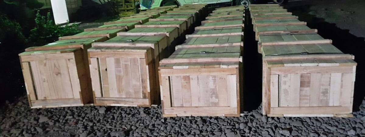 Wooden Boxes for export of alloy steel fittings